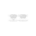 Set placute frana MOTAQUIP LVXL1291
