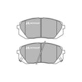Set placute frana MOTAQUIP LVXL1452