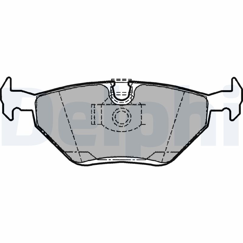 Set placute frana DELPHI LP1107