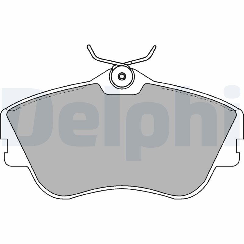 Set placute frana DELPHI LP918