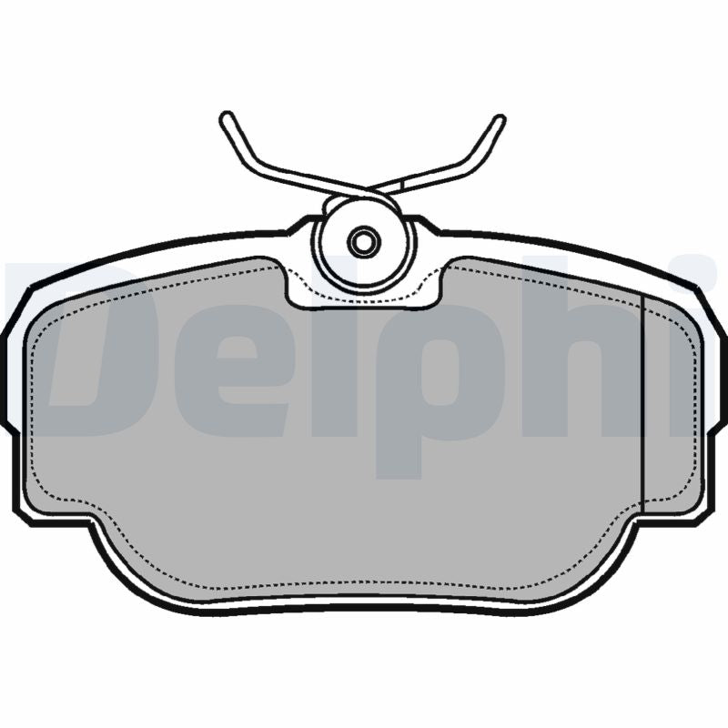 Set placute frana DELPHI LP914