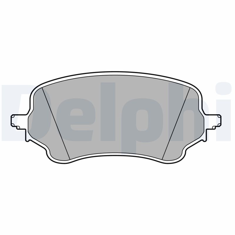 Set placute frana DELPHI LP3648