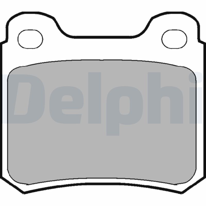 Set placute frana DELPHI LP915
