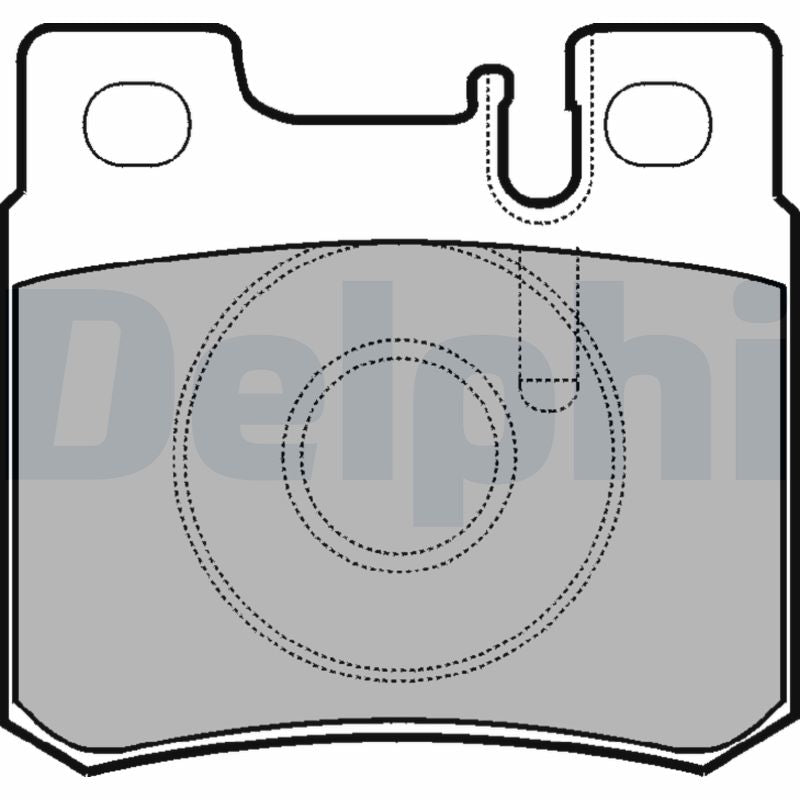 Set placute frana DELPHI LP946