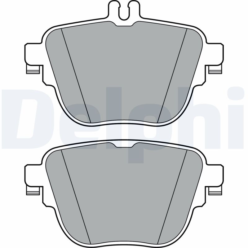 Set placute frana DELPHI LP3359