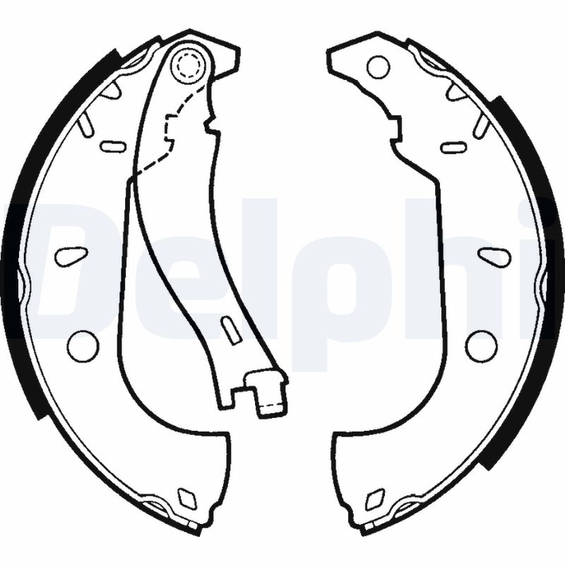 Set saboti frana DELPHI LS1379