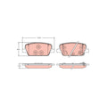Set placute frana TRW GDB2359
