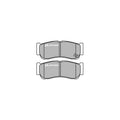 Set placute frana MOTAQUIP LVXL1389
