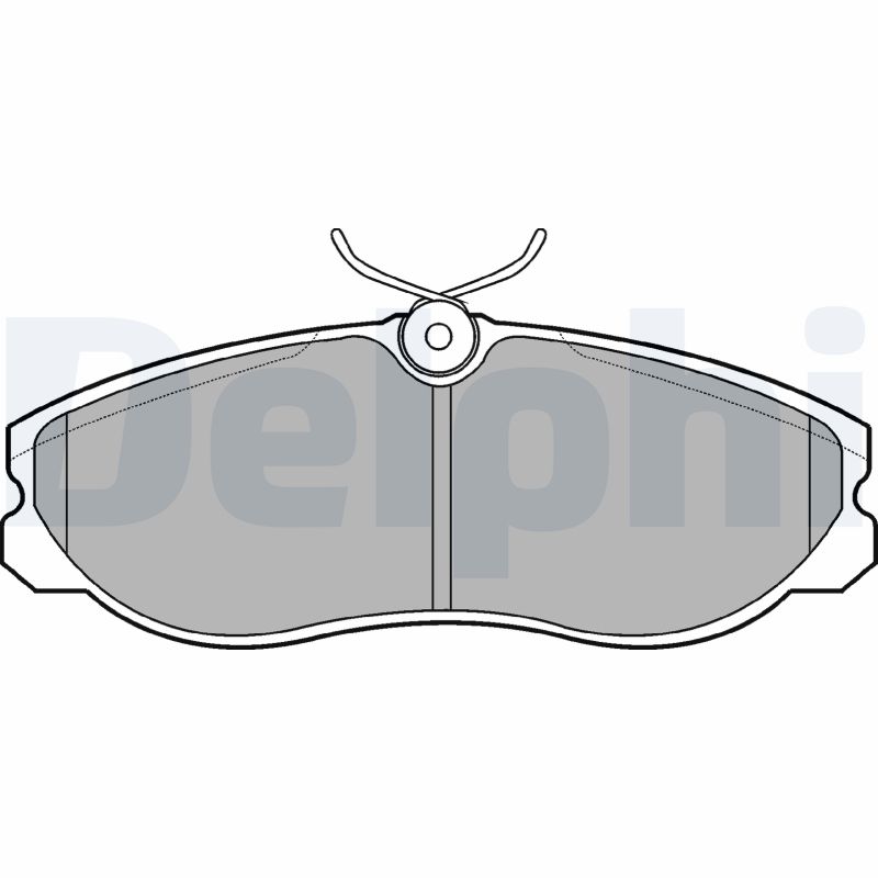 Set placute frana DELPHI LP847
