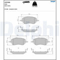 Set placute frana de mana DELPHI LP3709