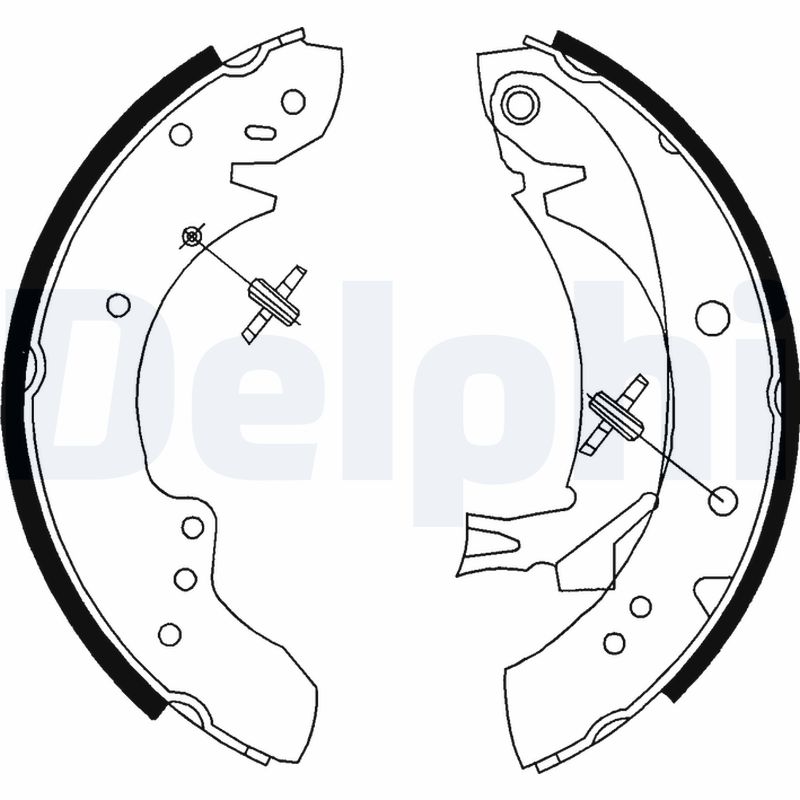 Set saboti frana DELPHI LS1712