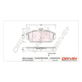 Set placute frana Dr!ve+ DP1010.10.0055
