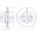 Disc frana DELPHI BG4113