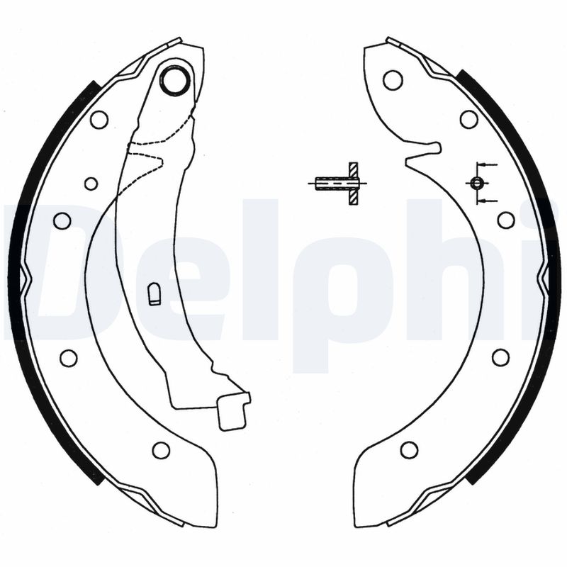 Set saboti frana de mana DELPHI LS1716