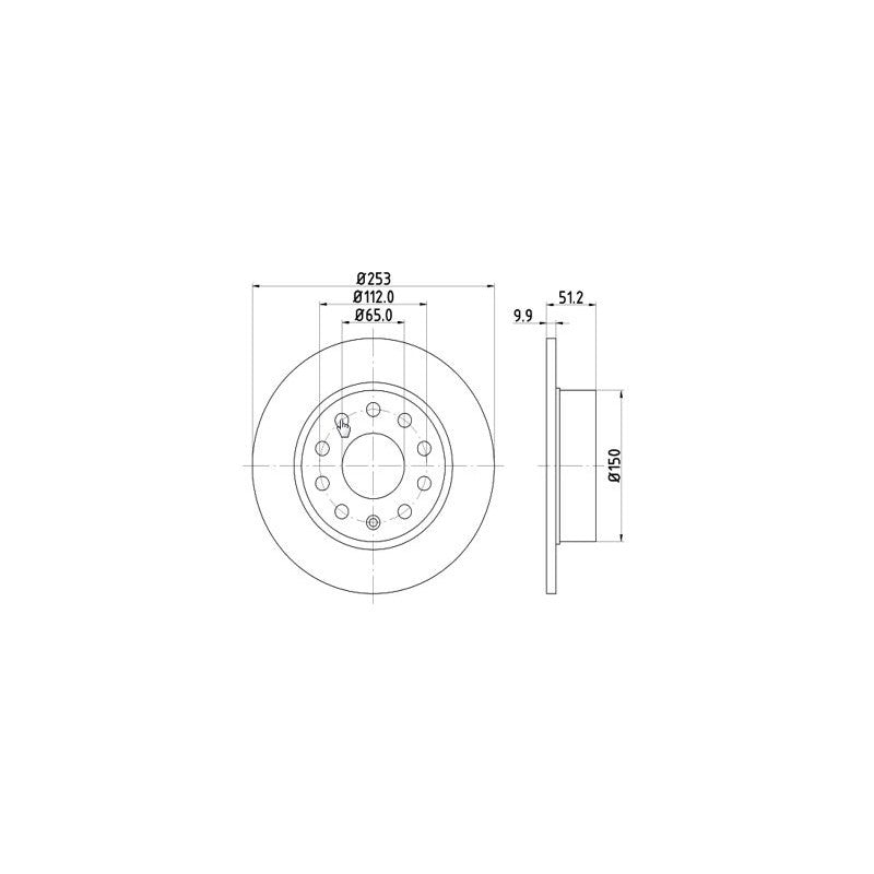 Disc frana MTR 12108523