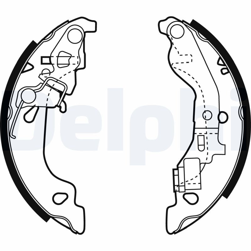 Set saboti frana DELPHI LS1858