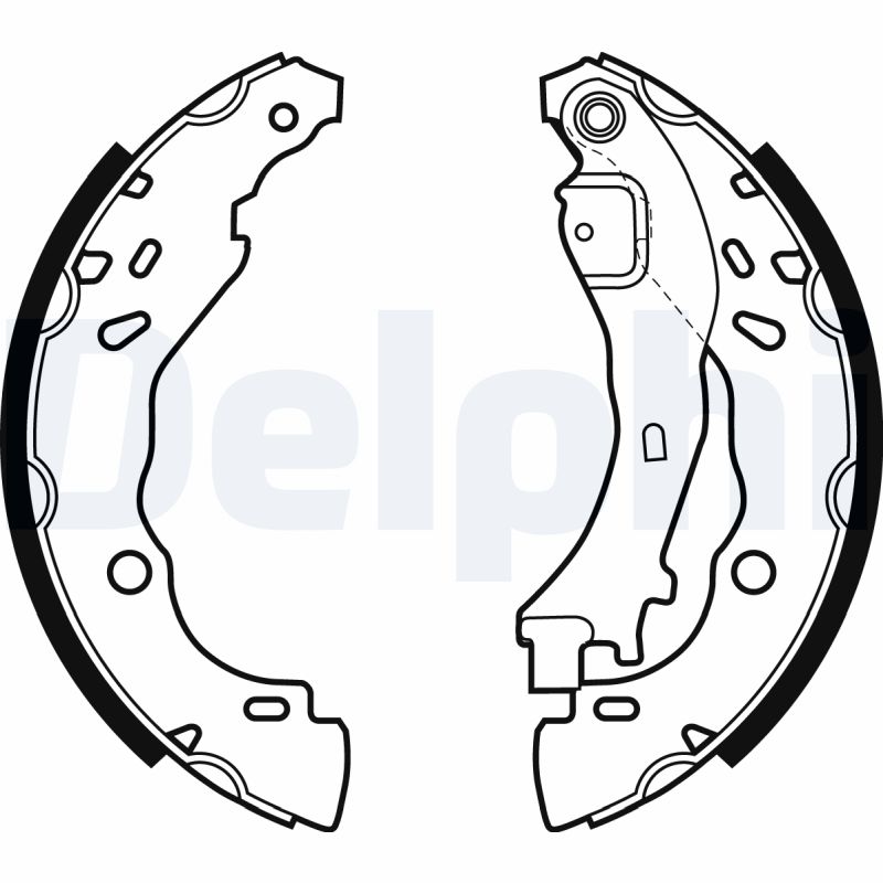 Set saboti frana DELPHI LS1975