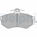 Set placute frana DELPHI LP429