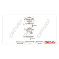 Set placute frana Dr!ve+ DP1010.10.0893