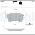 Set placute frana DELPHI LP2078