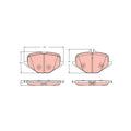 Set placute frana TRW GDB2395