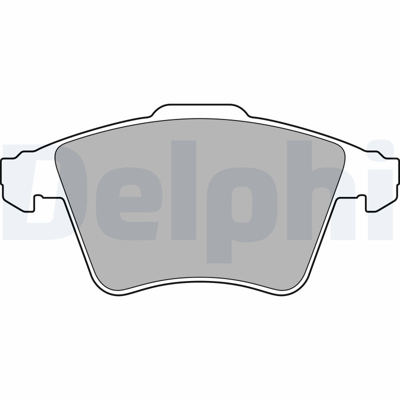 Set placute frana DELPHI LP3142