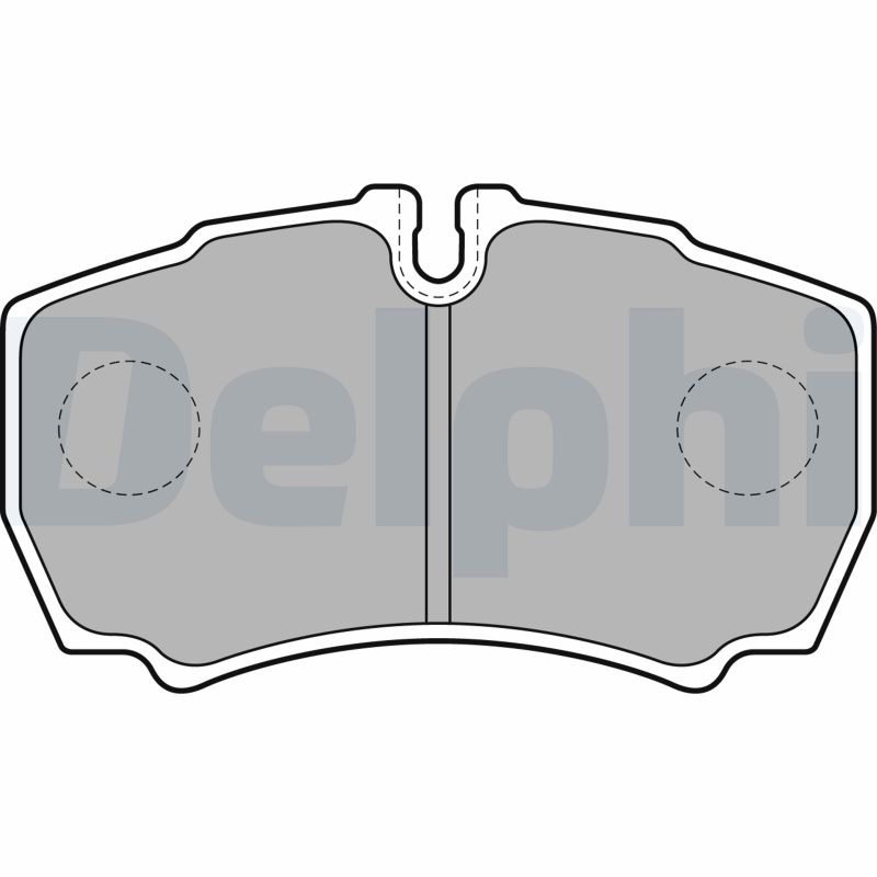 Set placute frana DELPHI LP1826