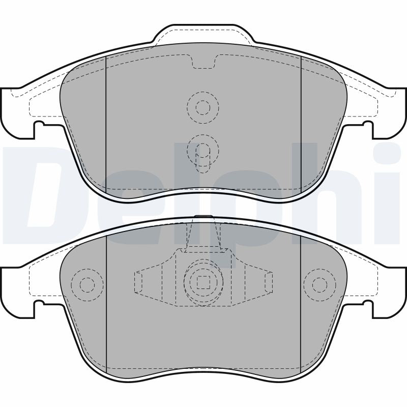 Set placute frana DELPHI LP2079