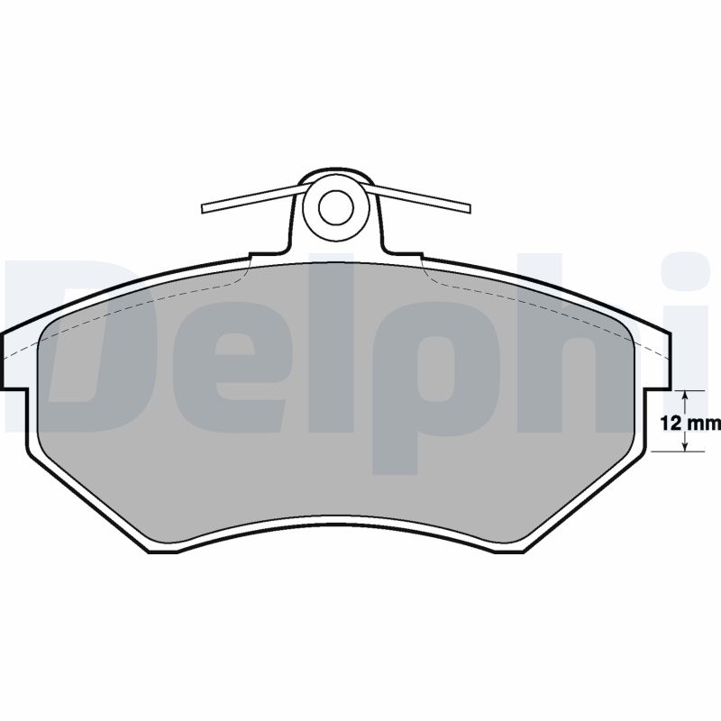 Set placute frana DELPHI LP778