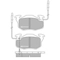 Set placute frana MOTAQUIP LVXL671