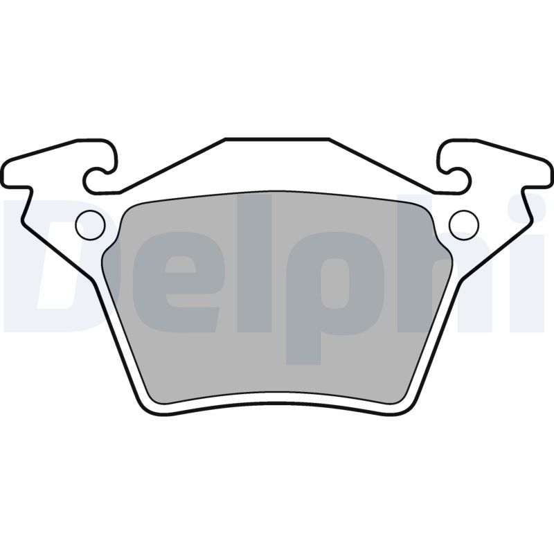 Set placute frana DELPHI LP1471