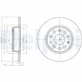 Disc frana DELPHI BG4324C