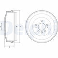 Tambur frana DELPHI BF558