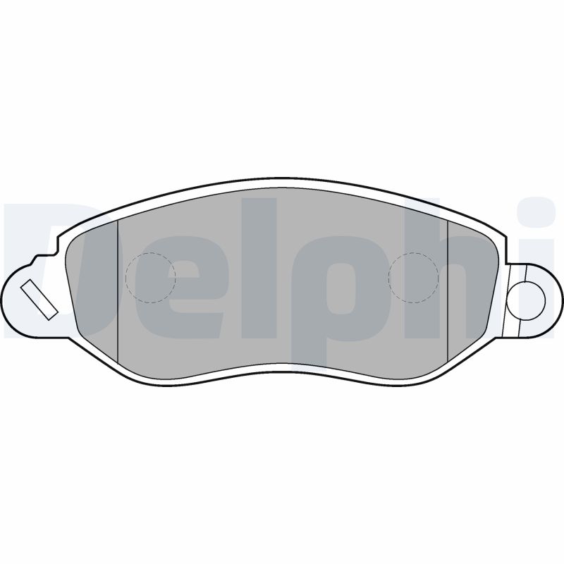 Set placute frana DELPHI LP1583