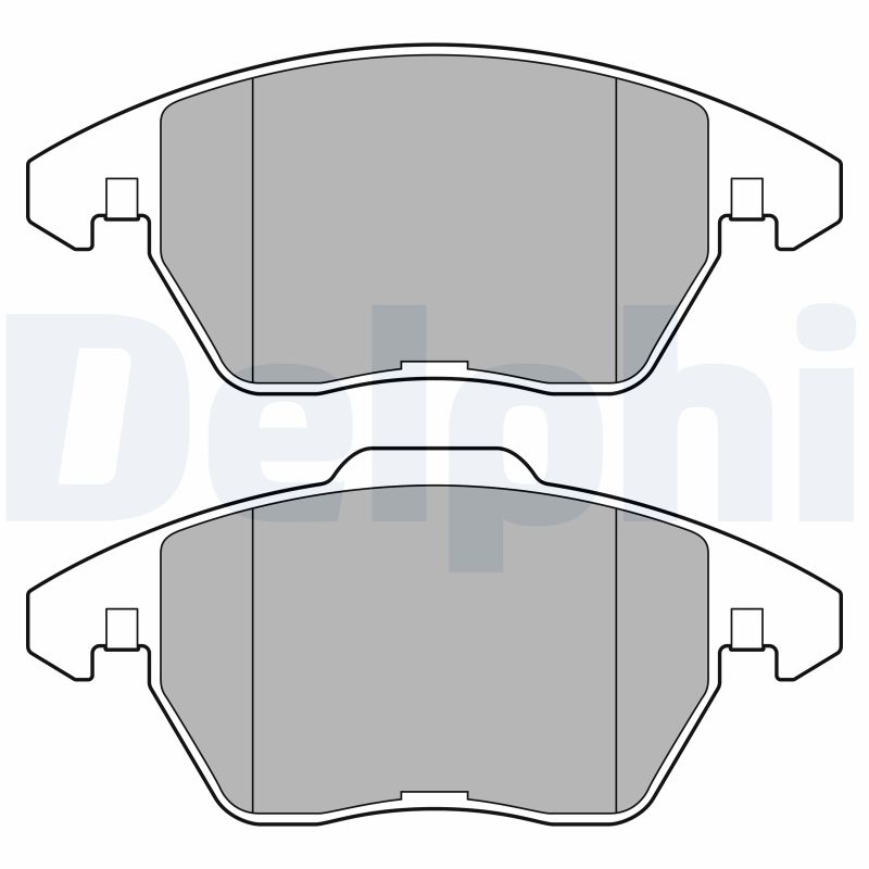 Set placute frana DELPHI LP3684
