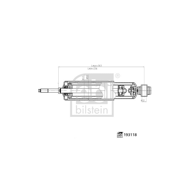 Amortizor FEBI BILSTEIN 193118