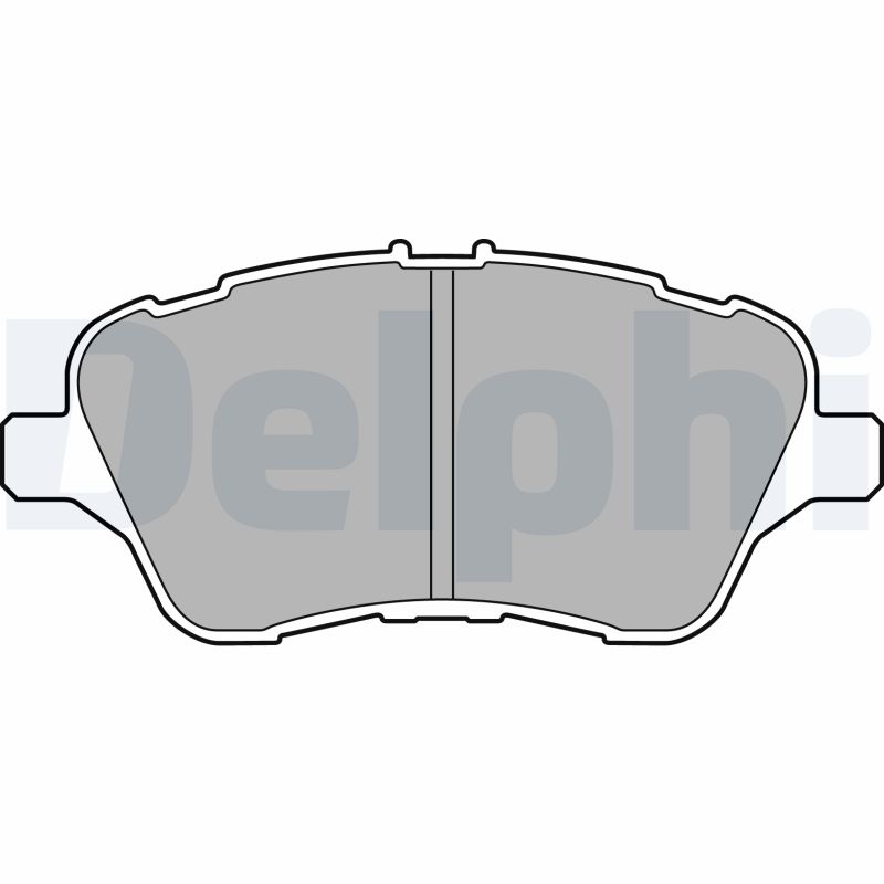 Set placute frana DELPHI LP2474