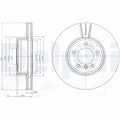 Disc frana DELPHI BG9871C