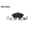 Set placute frana SKF VKBP 80051