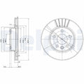 Disc frana DELPHI BG3417