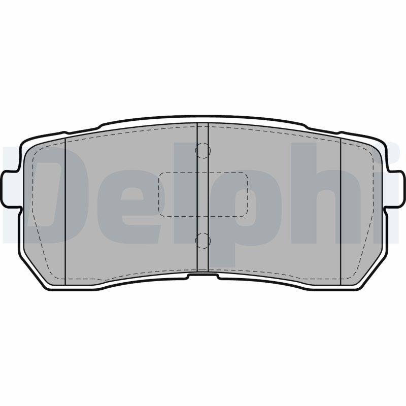 Set placute frana DELPHI LP2095