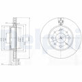 Disc frana DELPHI BG3839