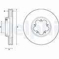 Disc frana DELPHI BG9150