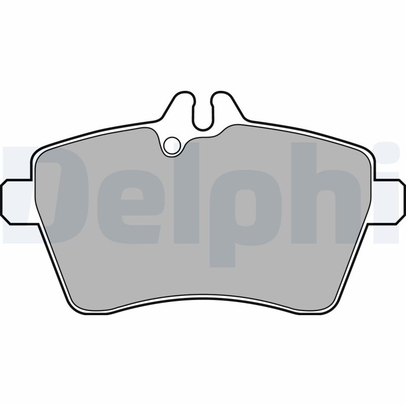Set placute frana DELPHI LP1948