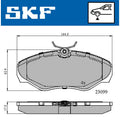 Set placute frana SKF VKBP 80034