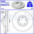Disc frana DELPHI BG9491C