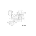 Etrier frana FEBI BILSTEIN 186530
