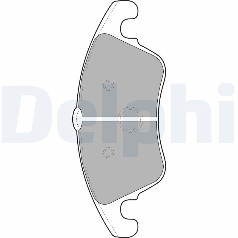 Set placute frana DELPHI LP2099