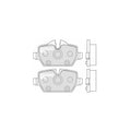Set placute frana MOTAQUIP LVXL1278