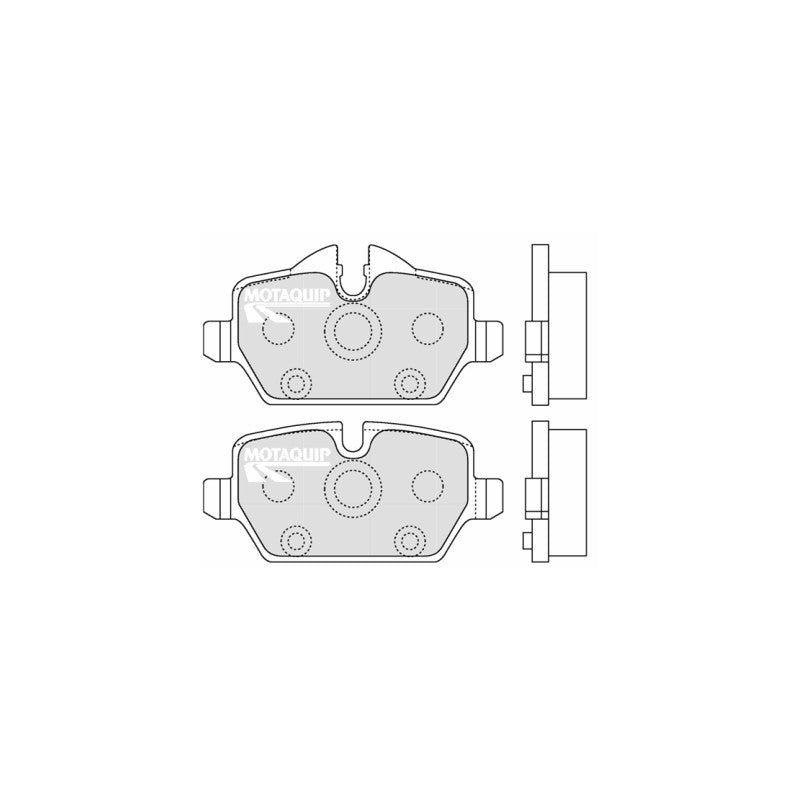 Set placute frana MOTAQUIP LVXL1278